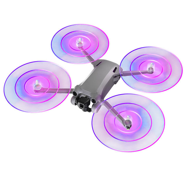 STARTRC 4pcs Drone Propellers for DJI Mini 4 Pro LED Colorful Replaced Low Noise Propellers for DJI Mini 3 Pro Drone Accessories