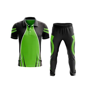 Custom Cricket Jerseys Sublimação Esportes Uniformes Plain Design Isqueiro Jersey Polo Shirt