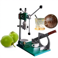 Machine commerciale manuelle pour couper les jeunes noix de coco vertes, machine à éplucher et à tailler les noix de coco, machine à ouvrir les noix de coco