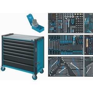 HAZET 179NXXL-7/340 W1131xD518xH1020mm <b>Tool</b> <b>Trolley</b> 1000kg Capacity 7-Drawer Storage Cart with 340-piece Sheet Steel 1020mm High - Product Image 1