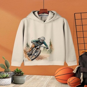 Conjunto de chándal pesado de color personalizado para niños, pantalones de manga larga con capucha, pantalones, ajuste clásico, estampado informal para niños pequeños - Product Image 3