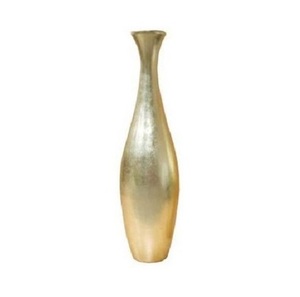 High Quality <b>Gold</b> Metal Flower <b>Vase</b> Modern Round Design for Home Hotel Wedding Party Tabletop Decorative Made of Brass Iron - Product Image 1