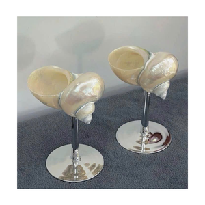 Copas de vino de concha marina elegantes de Vietnam: copas de concha hechas a mano para decoración de bodas, gran oferta - Product Image 6