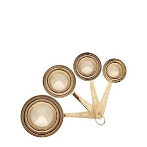 Juego de Tazas Medidoras de Acero Inoxidable, Perfecto para Uso Profesional en la Cocina y Necesidades Diarias de Repostería y Cocina - Product Image 1