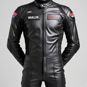 Fabriqué au Pakistan par Malik Raza Combinaison en cuir de moto de qualité à l'exportation | Personnalisation complète des OEM et quantité minimale de commande bas disponibles - Product Image 6