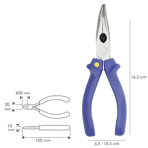 Alicates Utilex a Bocca Curva 150 mm. - Product Image 2