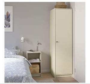 Armoire en bois d'ingénierie (Beige clair 49x55x186 cm 19 1/2x21 5/8x73 1/8) - Product Image 5