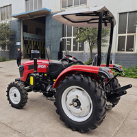 Mini tracteur agricole diesel Bada 4WD 25-50HP avec fonctions multifonctionnelles et transmission par engrenages