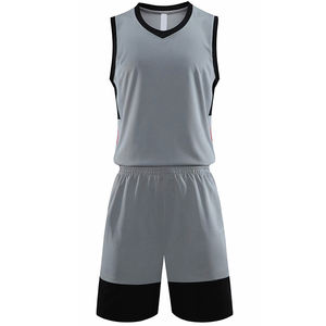 Uniforme de Baloncesto Personalizado de Último Diseño, MOQ Bajo, Unisex, Transpirable, Estampado, 100% Poliéster, Ropa Deportiva - Product Image 2