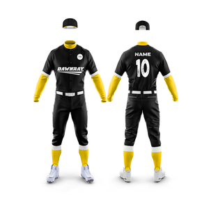 Uniforme de Béisbol Personalizado OEM |   Uniforme de Béisbol con Logotipo y Números Personalizados |   Uniforme de Béisbol Transpirable de Poliéster - Product Image 4