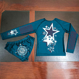 เซ็ตบิกินี่ดันทรงสำหรับผู้หญิงชุดว่ายน้ำเซ็กซี่พิมพ์ลายได้ตามต้องการสำหรับชายหาดสระว่ายน้ำรีสอร์ทชุดว่ายน้ำโชว์โลโก้ด้านหน้า - Product Image 2