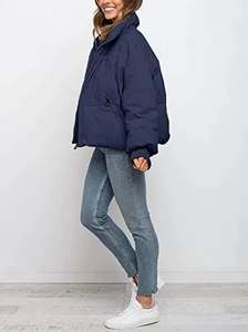 Chaqueta acolchada de Invierno para mujer personalizable, abrigo cálido acolchado con burbujas para exteriores, para el exterior, para el exterior, para el momento de la MS-JS-0033 - Product Image 6