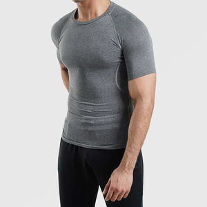 Custom Mens Gym Clothing Quick Dry <b>Under</b> Base <b>Layer</b> Compression Sports Tops Gym T Shirt Compression Wears - Product Image 5
