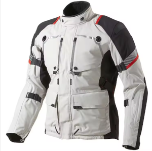 Chaqueta de motocicleta textil impermeable personalizada para hombre Protección de armadura CE Transpirable y a prueba de viento Opciones de talla grande - Product Image 1