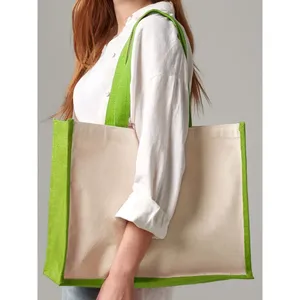Borse Shopper Promozionali Classiche in Juta Sostenibile: Soluzione di Merchandising Sostenibile per Stampatori - Product Image 2