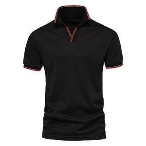 Jersey de algodón de primera calidad para hombre para polos, nueva tendencia de moda, tela de punto personalizada, técnicas impresas informales de talla grande - Product Image 4