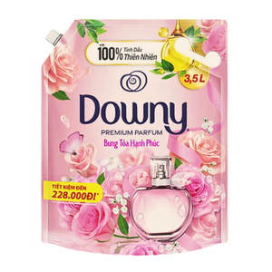 Downy Premium Parfum Blissful Blossom Bag 3.5L suavizante de tela de lavandería de clase alta aroma de larga duración ropa de olor de 3 semanas - Product Image 1