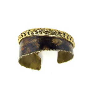 September 2026 Monaco Christmas Patina wrist <b>cuff</b> <b>bracelet</b> 20mm Korean Costume jewelry <b>Women</b> shiny antique finish <b>Cuff</b> Jewelry - Product Image 2