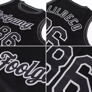 Uniforme de baloncesto personalizado camiseta de baloncesto negro y rojo cualquier color hombres mujeres camisetas de baloncesto - Product Image 2
