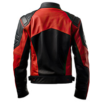 Chaqueta Protectora de Cuero para Motocicleta, Chaqueta Duradera, Elegante, Cómoda, de Alta Calidad, a la Moda