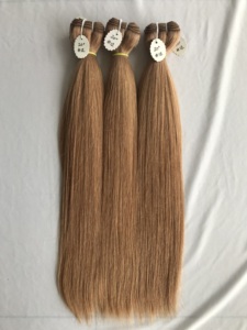 มัดผมตรงเหมือนเส้นผมคนบราซิลสำหรับต่อผมตรงยาว20 "ทำจากหนังกำพร้าขายส่ง - Product Image 4