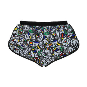Orisun VI pantaloncini sportivi a vita alta da donna pantaloncini x pantaloncini Cargo in cotone Spandex con Logo personalizzato Hot Pattern AOP - Product Image 3