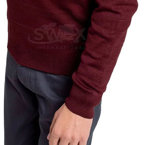 เสื้อสเวตเตอร์ผ้าผสมน้ำหนักเบา ถักนุ่ม สวมใส่สบาย อุ่นสบาย สำหรับฤดูใบไม้ร่วงและฤดูหนาว แฟชั่นใหม่สำหรับผู้ชาย - Product Image 6