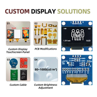 Módulo de Pantalla OLED Blanca Goldenmorning de 1.29 Pulgadas GME12864-84, IC SSD1315, Resolución 128x64, Interfaz I2C, Conector de 4 Pines