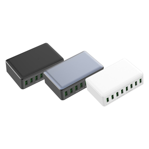 Ce FCC RoHS PSE chứng nhận nhiều <span class=keywords><strong>8</strong></span> Cổng USB 60 Wát Máy tính để bàn nhanh chóng Trạm Sạc <span class=keywords><strong>HUB</strong></span> cho iPhone Máy tính xách tay Máy tính bảng - Product Image 3