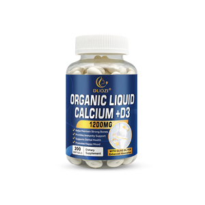 Cápsulas Blandas de Calcio Líquido + Vitamina D3 de Marca Privada OEM, 1200 mg, Suplemento Dietético para la Salud Ósea - Product Image 1