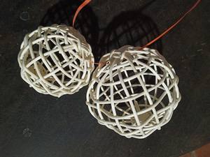 Boule de rotin naturelle décorative à la main artisanat exportateur en gros du Vietnam avec une boule de rotin à prix compétitif pour les commandes en gros - Product Image 4
