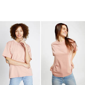 Lane เสื้อยืดน้ำหนักเบาสำหรับผู้หญิงใช้ได้ทั้งชายและหญิงเสื้อยืดไหล่ตกขนาดใหญ่7 LS16005สำหรับผู้ชาย - Product Image 5