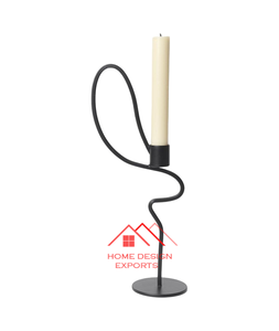 Nouveauté Porte-bougie en aluminium métallique Porte-bougie en forme de poire Porte-bougie en aluminium moulé à la main pour centre de table - Product Image 6