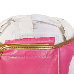 Protector de cabeza de kickboxing antichoque profesional con agujeros de ventilación de correa de barbilla de ajuste ajustable para entrenamiento - Product Image 6