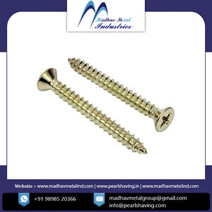 Vis en laiton rondes en laiton de haute qualité certifiées ISO de fabrication indienne - Product Image 3