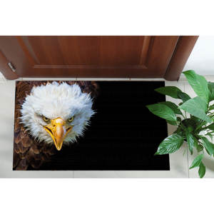 Angry Bald Eagle <b>Rugs</b>, Trendy <b>Rug</b>, Man Cave <b>Rugs</b>, Animal <b>Rug</b>, <b>Outdoor</b> <b>Rug</b>,With Pile Soft <b>Rug</b> - Product Image 1