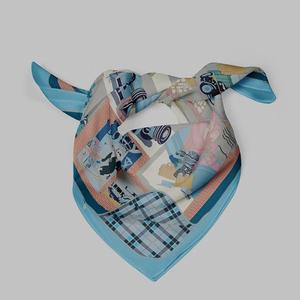 Bandana Bufandas Personalizar Logo Impreso Producto de alta calidad 100% Pañuelo de seda Bufanda cuadrada Sombreros de algodón Elegante Otro - Product Image 6