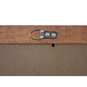 Marco de Fotos de Madera de Roble Oscuro de Estilo Simple de 80 x 120 cm, Marco para Colgar Fotos con Frente de Vidrio y Tipo de Metal de Hierro para Exhibición - Product Image 4