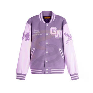 แจ็กเก็ตตัวอักษรสำหรับผู้ชาย,เสื้อแจ็กเก็ตแฟชั่นลายปัก Chenille ดีไซน์ล่าสุดทำตามสั่ง - Product Image 5