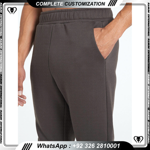 Jogger Pants Men Casual Sweatpants Mens Fitness Bodybuilding Sportswear Gym Pants <b>Trousers</b> <b>Elastic</b> <b>Waist</b> Custom Heavy Joggers - Product Image 5