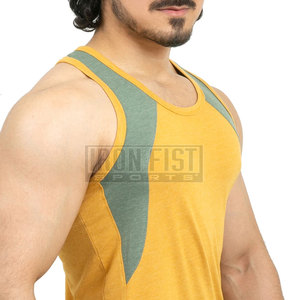 Débardeur d'entraînement léger conçu sur mesure pour les hommes pour l'entraînement physique en salle de sport - Product Image 6