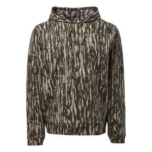 เสื้อฮู้ดดี้ล่าสัตว์ลายต้นไม้สไตล์วินเทจสำหรับผู้ชาย  บุขนแกะด้านใน  ปักลาย  ผ้าโพลีเอสเตอร์ 100%  ลายเรียบ - Product Image 1