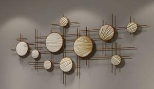 ศิลปะผนังเหล็กสุดพิเศษที่มีดีไซน์ทำด้วยมือเหมาะสำหรับการตกแต่งทั้งในร่มและกลางแจ้ง - Product Image 6