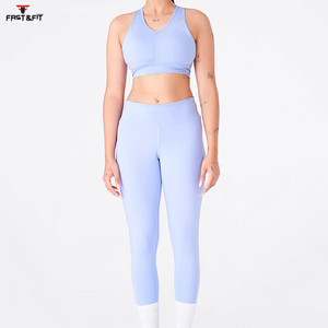 Mejor diseño Yoga Set Sin mangas Nuevo diseño Yoga Sets Peso ligero Mujeres Yoga Set Disponible en diferentes colores - Product Image 2