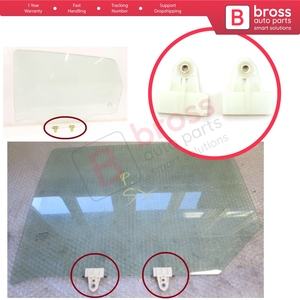 ตัวเชื่อมกระจกหน้าต่าง BWR5051 คลิปยึดกระจกหลัง สำหรับรถยนต์ Megane MK3 4/5 ประตู, Fluence, Qashqai J10 ด้านหน้า, Qashqai J10, Note E11 - Product Image 5