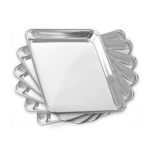 Good Design Set of 1 Round Stainless Steel Tray with Mirror Finished Perfect for Stylish Tableware and Home Decor - Product Image 3