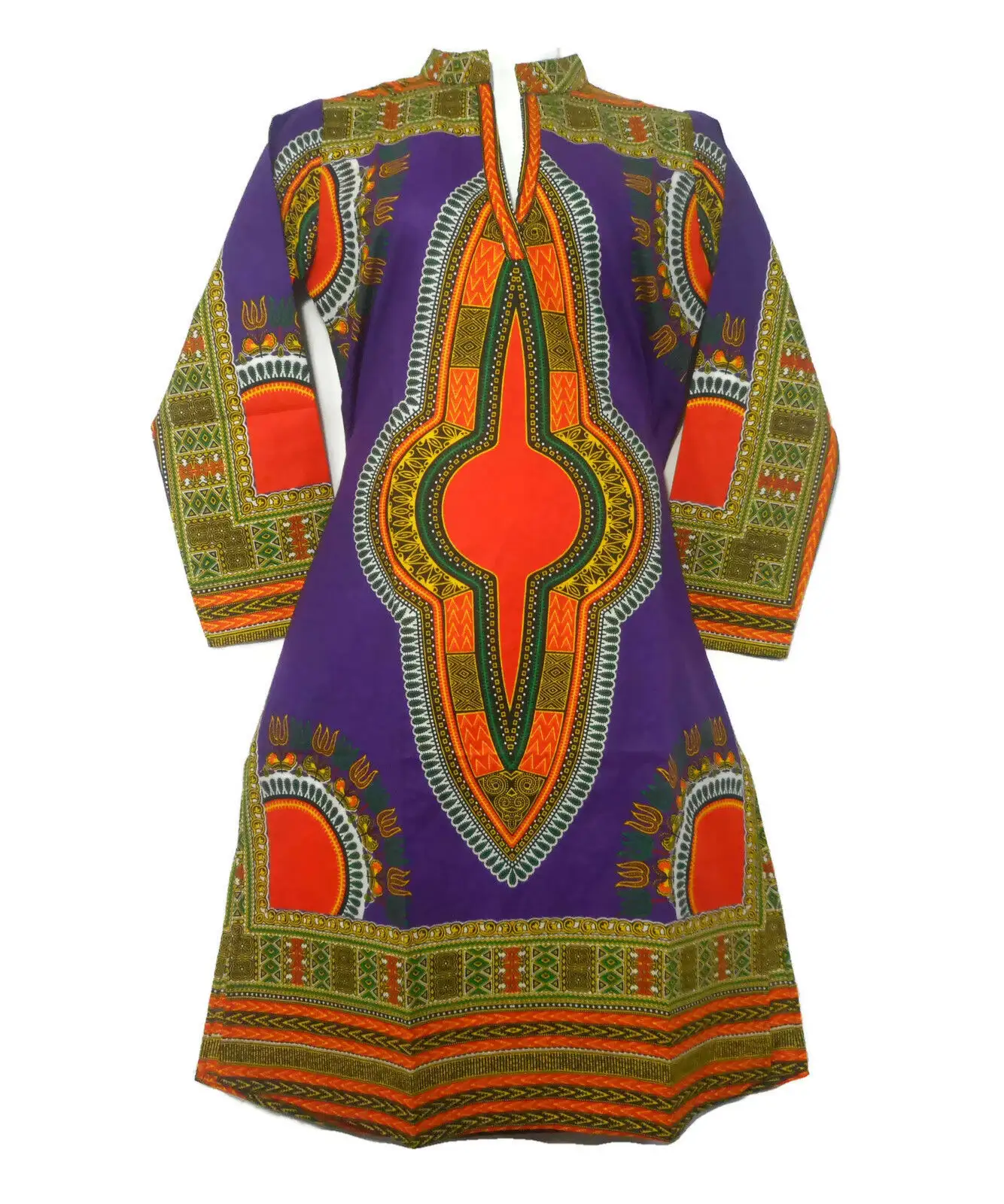 Womens Dashiki Jurk Lange Mouwen Maxi Katoen Caftan Afrikaanse Kaftan Abaya Coat Volledige Jurken Mode Afrika