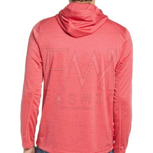 Sweat-shirts en molleton décontractés pour hommes, manches longues, 100% coton, séchage rapide, respirants, pour l'hiver, coupe ajustée - Product Image 3