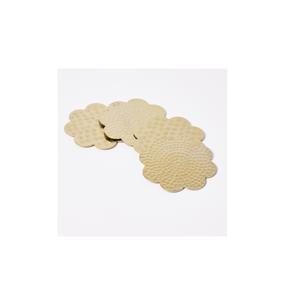 Meilleure qualité métal martelé caboteur en acier inoxydable fantaisie forme ronde décoration luxe en gros caboteur pour couleur claire - Product Image 6