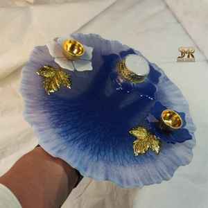 Thali de Resina Epoxi Estilo Ángel Ecológico, Hecho a Mano, Decorativo, para el Festival Diwali, Hogar, Mandir, Rituales, Regalos - Product Image 2